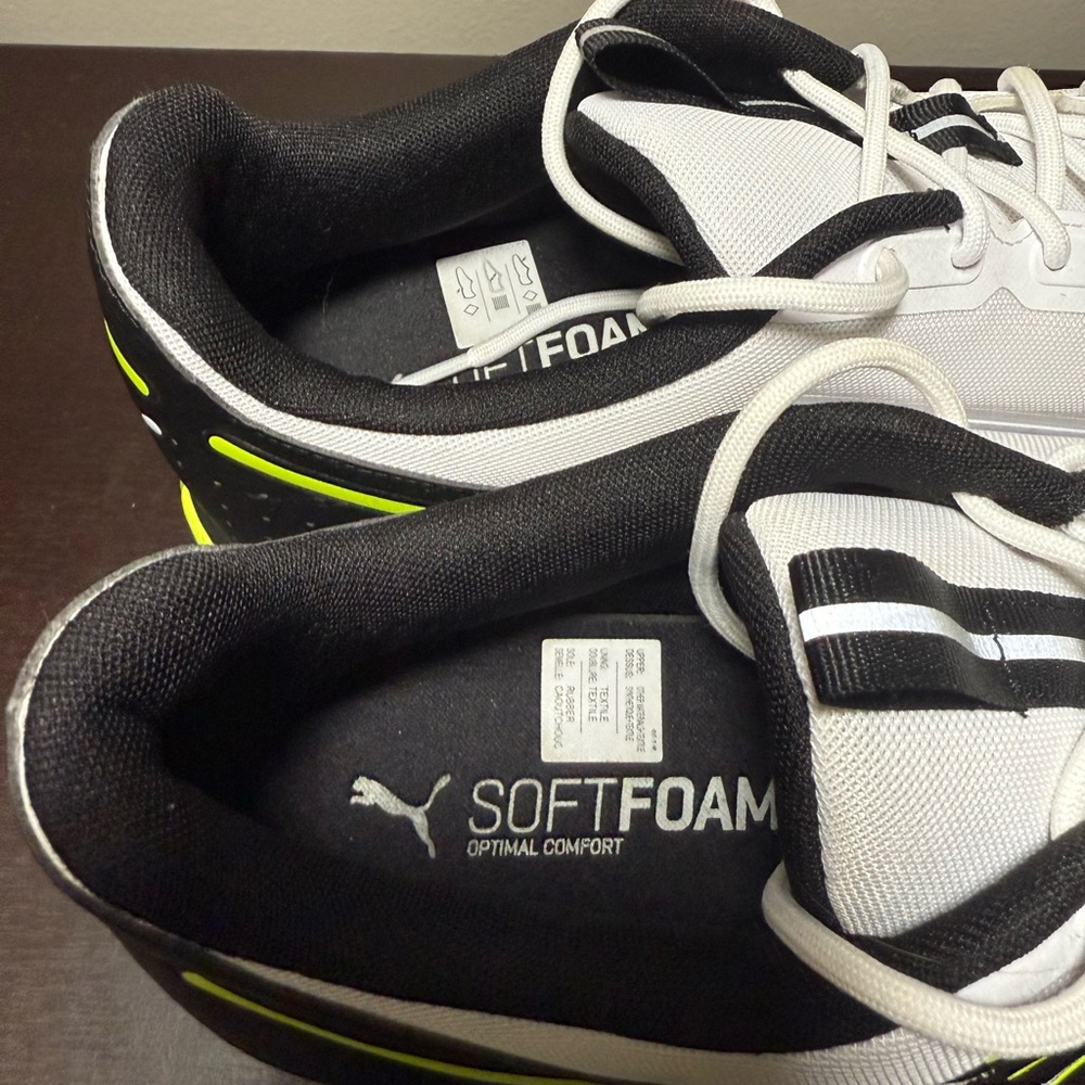 Puma Cell Divide Running  Mens White Sneakers Athletic Shoes Size 14 - Picture 5 of 7